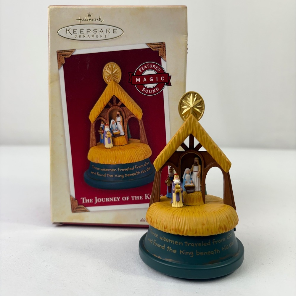 Hallmark Keepsake Ornament The Journey of the Kings‎ 2005 Magic Sound Nativity